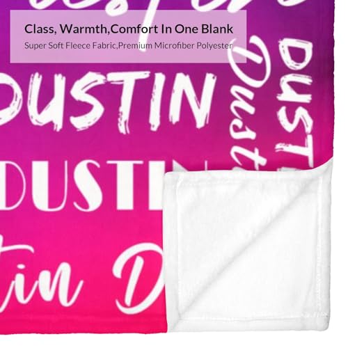 Name Blanket Personalized Name Blanket Customized Blanket with Name Text for Adult Kid Birthday Christmas Mothers Fathers Valentines Day Gift