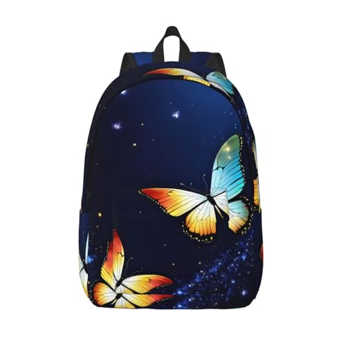 Sac à dos de voyage imprimé papillon pour escapades et weekend