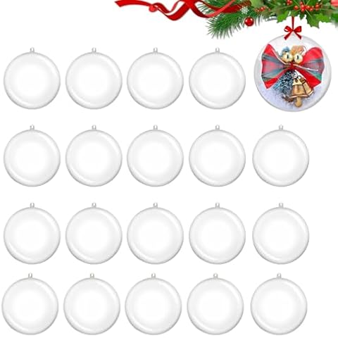 Clear Fillable Glass Baubles for Crafts Cover