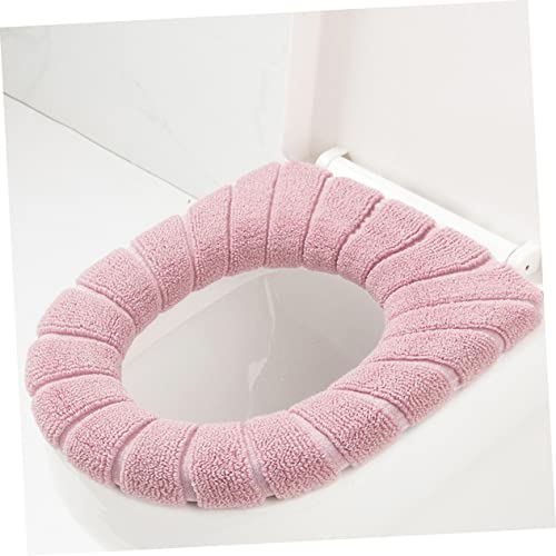 Alipis 3 Stücke 4 Kommode Toilettensitzkissen Toilettensitze Weiche Toilettensitzpolster Winter Toilettenabdeckung Toilettenabdeckung Pad Bettpfanne Toilettenmatte Toilettendeckel O-Form – Bild 5