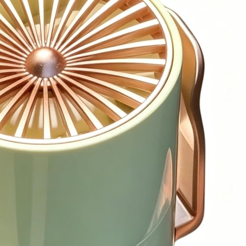 Ventilador de cintura portátil para jardineros y camping con batería recargable 8