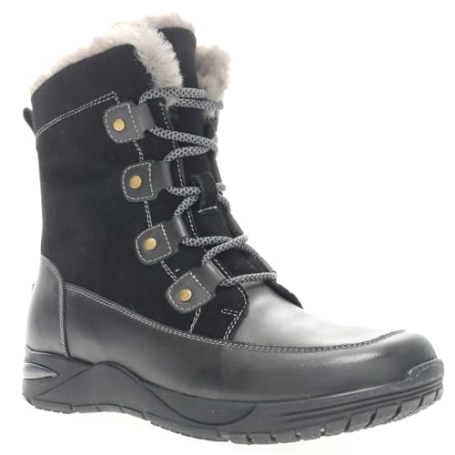 Propét Women's Dulcie Leather Suede Scotchgard Treated Mid-Calf Boot2