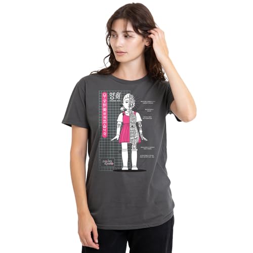 T-shirt Squid Game Younghee femme, cadeau idéal pour passionnée de série TV