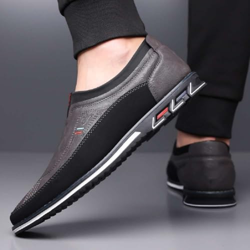 Image of Men's Oxford Business Casual Shoes Office Loafers Dress Comfort Driving Shoes