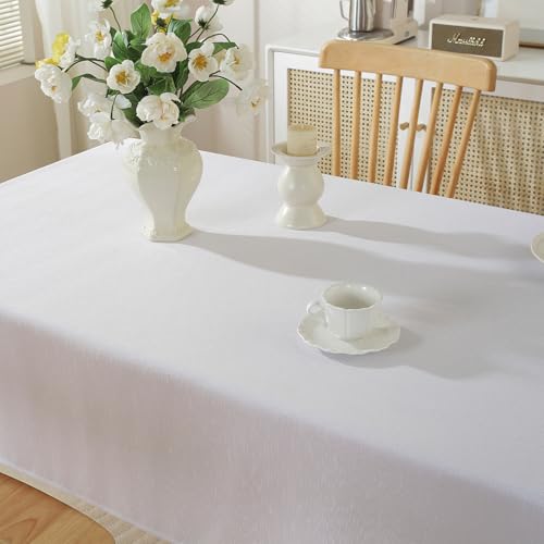 Nappe rectangulaire imperméable blanche 91x91cm meioro - 5