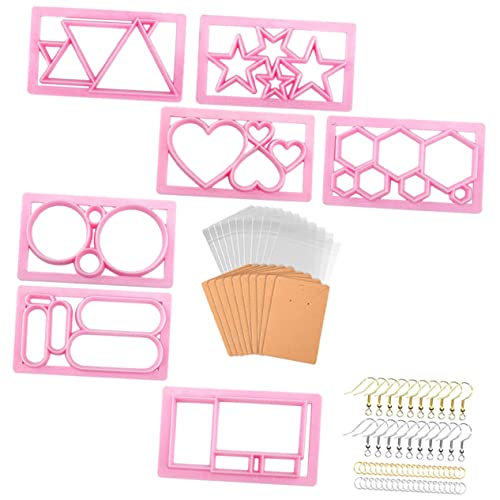 DOITOOL 1Set DIY Earring Making Tool Set of Polymer Clay Cutters for Jewelry Crafts for Sculpting Flowers and More Durable and Versatile Clay Earring Molds