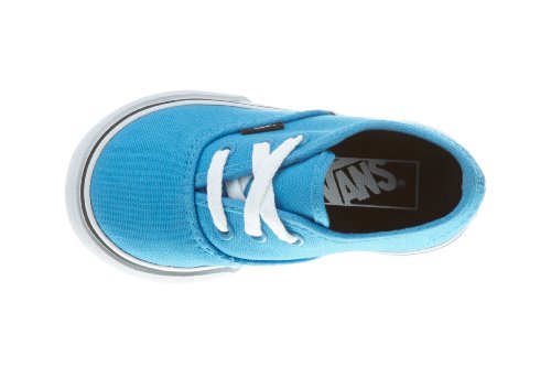 Image of Vans Girl's Fashion Sports Canvas Trainer, Malibu Blue Black, 7.5 us