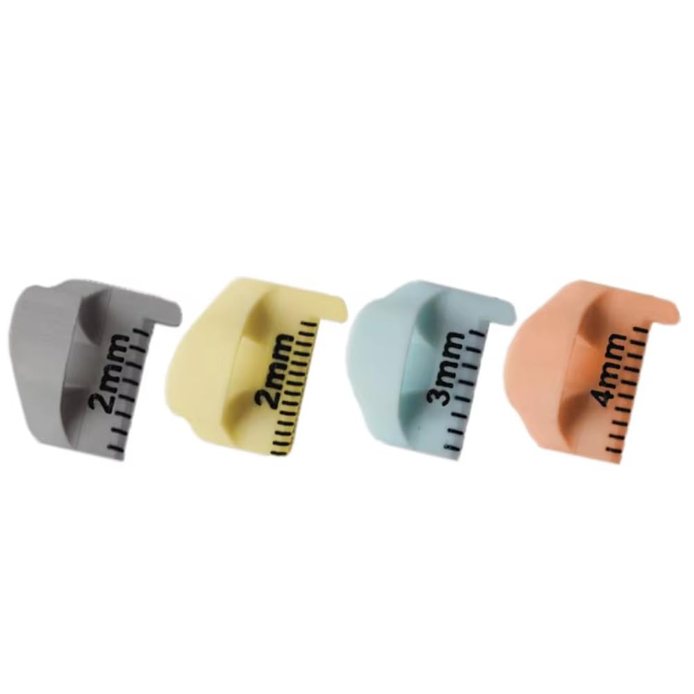 Littimoon Sewing Needle Gauge Measuring Tool Finger Ruler Sewing Template DIY Stitching Guide Tool