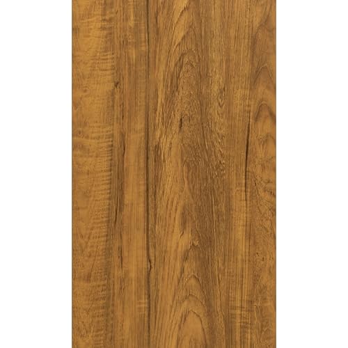 Sticky Back Plastic Brown Wood Oak Effect Self Adhesive Vinyl Peel and Stick Wallpaper 40 X 300cm Waterproof Vinyl Film Decorative Furniture Stickers for Wardrobe Wall Countertop DIY