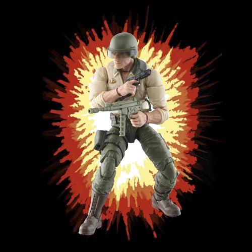 gi joe classified series retro cardback duke collectible 6-inch action figure with 10 accessories