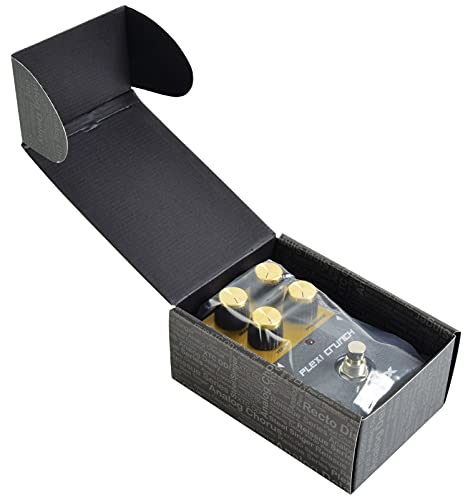 Nux Plexi Crunch Pedal, elektrische gitaar effectpedaal (effectregeling met regelaars voor master, preamp, tone… - Image 8