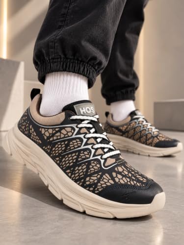 Image of HOS Mens Sports Shoes | Lightweight Running Shoes for Men | Breathable and Comfortable Footwear and Training