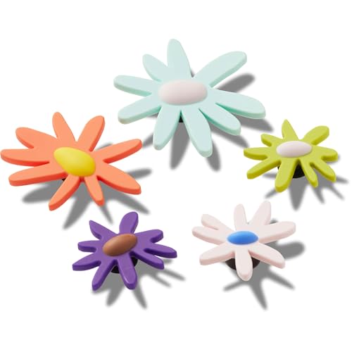 Image of Crocs Jibbitz Flowers Shoe Charm Packs, Crafted Daisy, 5-Pack