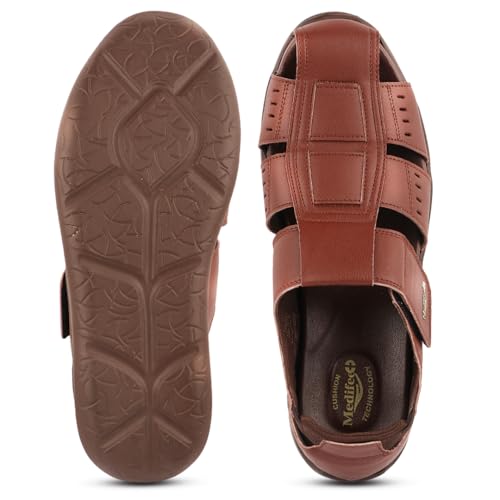 Image of Medifeet Orthopedic Fisherman Ankle Strap Sandals for Men's