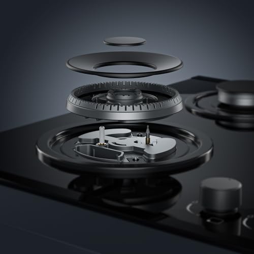 Image of Empava 24 in. Gas Stove Cooktop 4 Italy Sabaf Sealed Burners