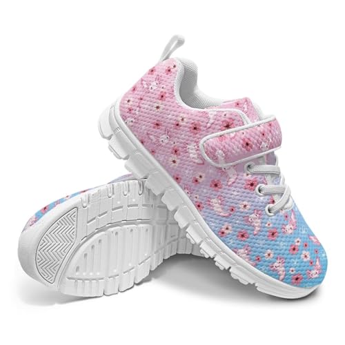 Kids Sneakers for Boys Girls Single Buckle Running Tennis Shoes Breathable Lightweight Sport Athletic Shoe for Little Kids Size 11-15 White Sole3