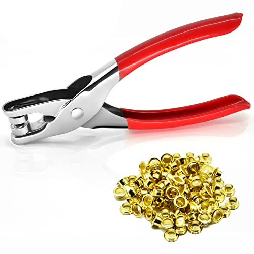 Byxas EPS-103 Grommet Eyelet Pliers 1/5 Inch(4.5Mm) Eyelet Hole Punch Pliers cover