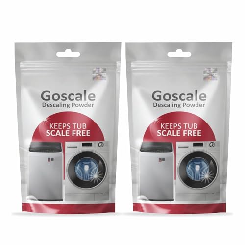 Image of Washing Machine Cleaner Descale Powder Descaling Appliance Quick Drum Descale Deep Cleaning for Semi and Fully Automatic Front and Top Load Tub Clean Pouches 100g (Packet Of 2)