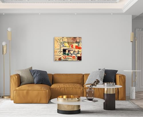 Posters impression giclée abstraite Taxi déco murale - 2