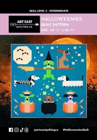 Art East Quilting Co HALLOWEENIES Quilt Pattern AEHW0325
