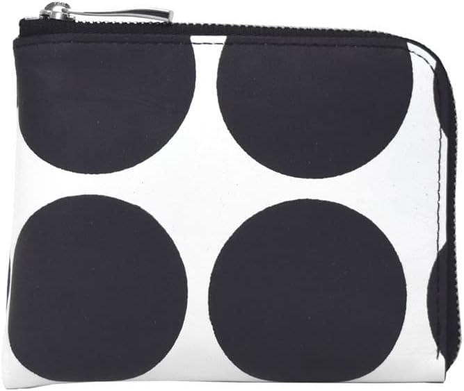 新品 イアパピヨネ kawa-kawa ドット柄 L字長財布 mizutama ドット柄