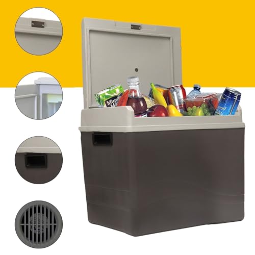 Image of Koolatron 12V Iceless Cooler & Warmer - Portable Electric Cooler /Nevera Portatil Electrica for Car Truck Camper Boat, Hard Sided Mini Fridge for Camping Picnic Travel Lunch Food Drinks Office 40 qt