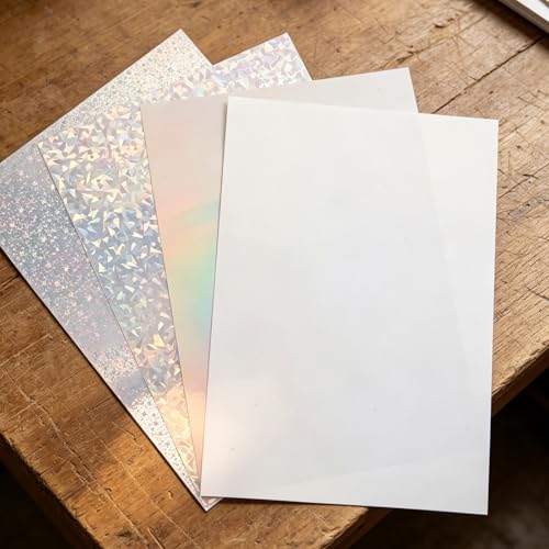 Hojas autoadhesivas holográficas A4 para impresoras de inyección 7