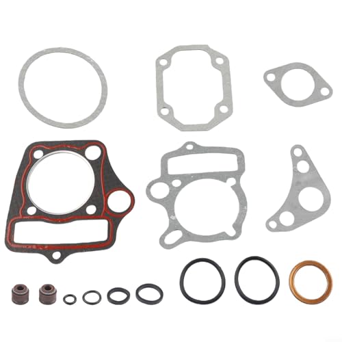 Lot de joints de cylindre de 52,4 mm de diamètre pour moteurs horizontaux de moto tout-terrain 110 cc et 125 cc, étanchéité anti-fuite, convient pour une...