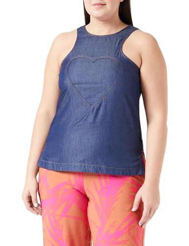 Débardeur sans manches bleu Love Moschino 44 vêtement haut femme chic