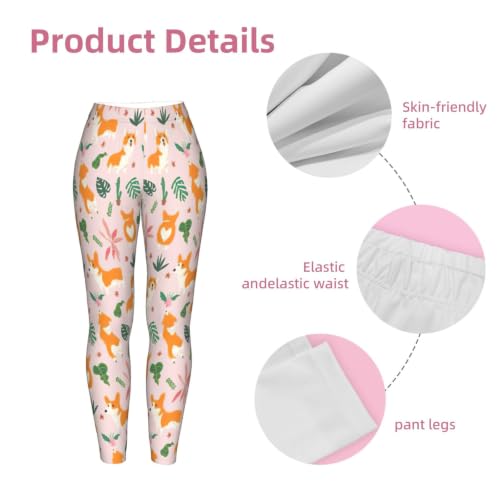Leggings elasticos de corgi mallas de mujer largas para yoga y fitness 7