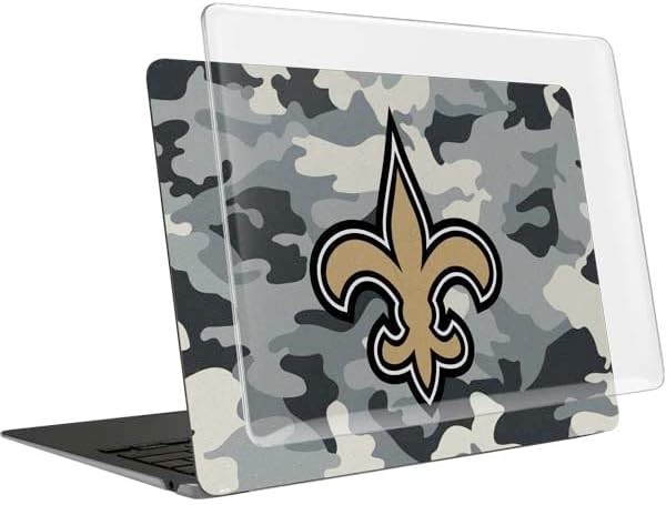 Skinit Laptop Case Plus Skin Compatible with MacBook Air 15in (2023) - Officially Licensed NFL New Orleans Saints Camo Design