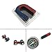 EUDAX Labs Junior Science Magnet Set for Education Science Experiment Tools Icluding Bar/Ring/Horseshoe/Compass Magnets