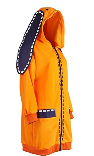 Ugoccam Womens Runa Hooded Jacket Halloween Cosplay Costume Womens-Small Orange thumb #2
