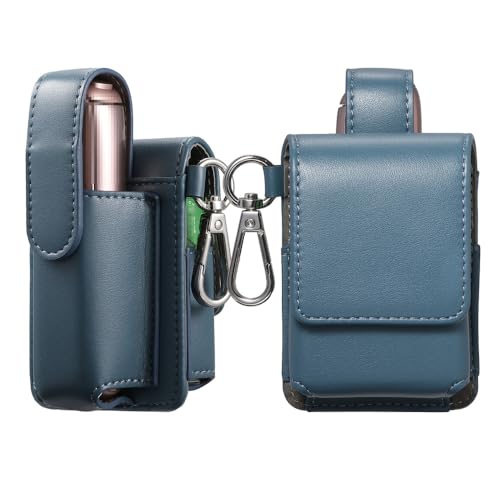 LUNBER-ARMOR�EFor Ploom Aura �P�[�X �J�o�[ �L�����o�X�� �f�j���� PU���U�[ �J���r�i�t�� �^�o�R���[ ���[ �d�q���΂� �d�q�^�o�R �ی�P�[�X(���C�����u���[)