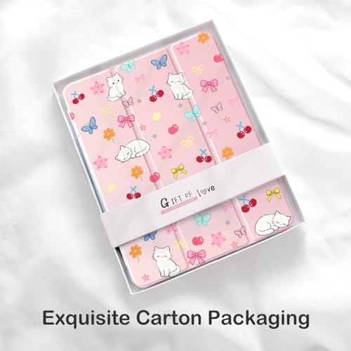 Coque iPad Pro 12,9 motif chat japonais étui protection avec support stylet - 7