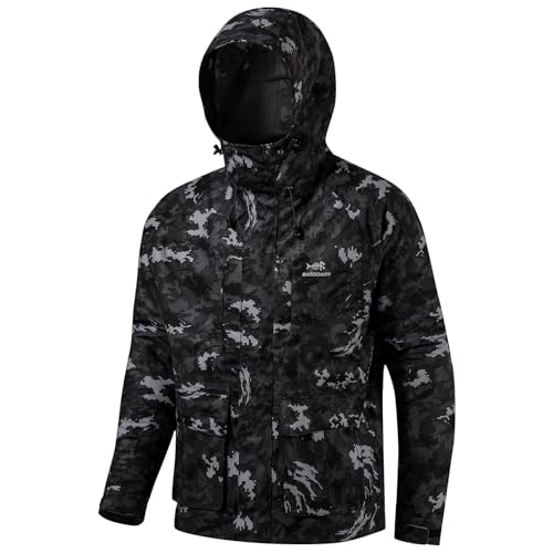 Image of BASSDASH Walker-LW Breathable Waterproof Fishing Hunting Wading Jackets with Silent Outer Fabric for Men Women