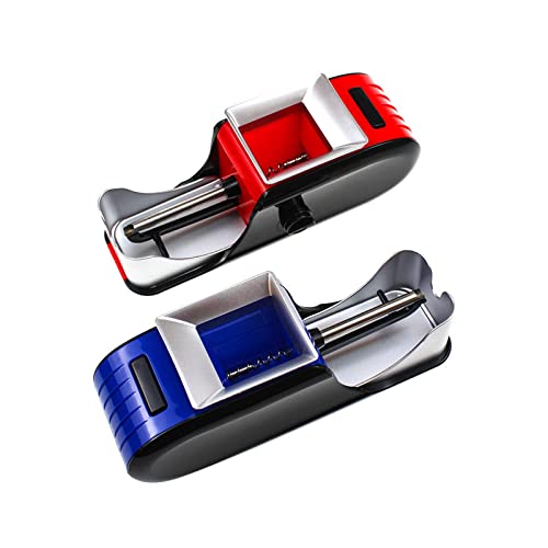 Image of ATORSE Electric Automatic Cigarette Machine Tobacco Injector Roller Portable Blue