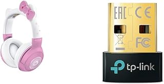 Razer Kraken Kitty (Hello Kitty Ed.) - Gaming Headset Pink/Quartz & TP-Link Nano USB Bluetooth 5.0 Adapter for Multiple Devices, Long Range Bluetooth Dongle/Receiver for Windows 11/10/8.1/8/7