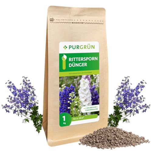 Purgrün® Rittersporn-Dünger 1 Liter – Organisch-mineralische...