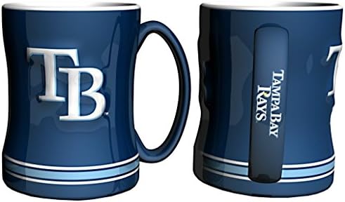 Boelter Brands MLB Tampa Bay Rays 226635 Coffee Mug, Team Color, 14 oz