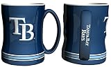 Boelter Brands MLB Tampa Bay Rays 226635 Coffee Mug, Team Color, 14 oz