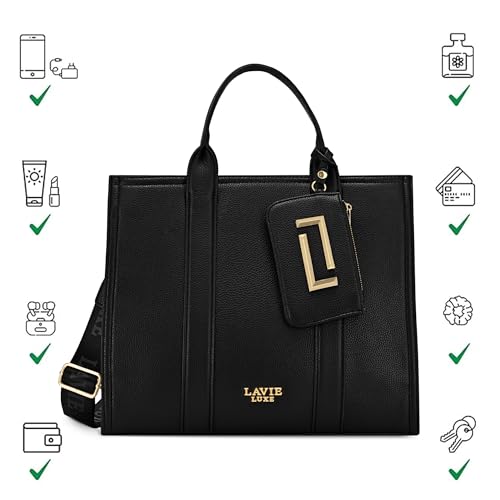 Image of Lavie Luxe Women's Cobs25 Satchel Handbag | Satchel Bag for Work | Ladies Purse | Stylish Shoulder Bag | Gift For Women