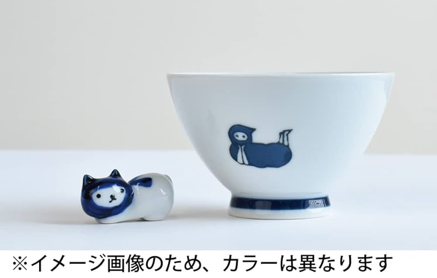 Amazon｜逸品社(Ippinsha) KYU-JITSU 箸置き 5×2.1×2.4cm 白猫