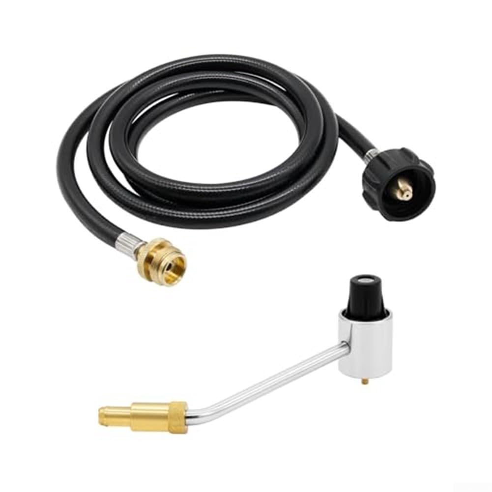 Regulator kuchenki kempingowej 5430 z adapterem węża propanowego 1,8 m, regulator ciśnienia gazu do pieca Coleman, przenośne akcesoria do grilla, sprzęt do gotowania na świeżym powietrzu