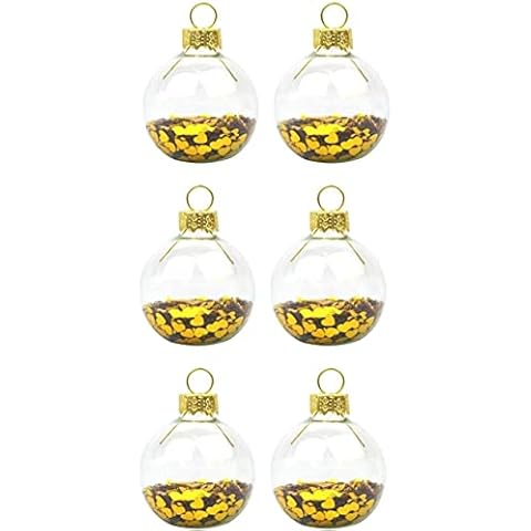 YöL Elegant Glass Bauble Place Card Holders Cover