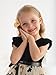 Sinhoon Toddler Girl Tulle Dress Summer Ruffle Sleeveless Baby Girl Fashion Casual Dresses(Black,5T)