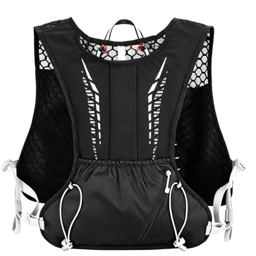 Gilet de sport d'hydratation léger et sangle ajustable pour course et running