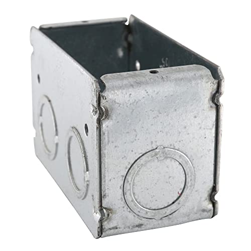 Crouse-Hinds TP682 Steel Screw-On Mount 1-Gang Masonry Box 1-15/16 Inch x 3-3/4 Inch x 2-1/2Inch
