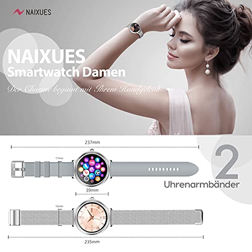 ایگرد | قیمت و خرید NAIXUES Smartwatch Damen, Fitness Tracker IP67  Wasserdicht, Fitnessuhr mit Aktivitätstracker Pulsuhr Stoppuhr  Schlafmonitor Schrittzähler Uhr, Smartwatch für Android iOS