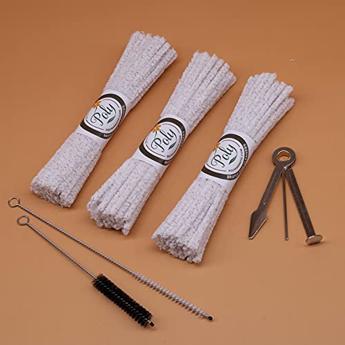 Pipe Cleaners Tool Set for Glass and Pipe Smoking | 132 Hard Bristle Pipe Cleaners, 2 Nylon Bristle Brush, Tamper Tool - Image 3